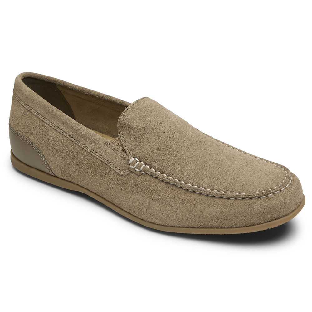 Rockport Slip-Ons Herre Olivengrønne - Malcom Venetian - JQBI35906